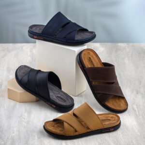 شبشب رجالي جلد صناعي كود 4040 ( Rm10 )